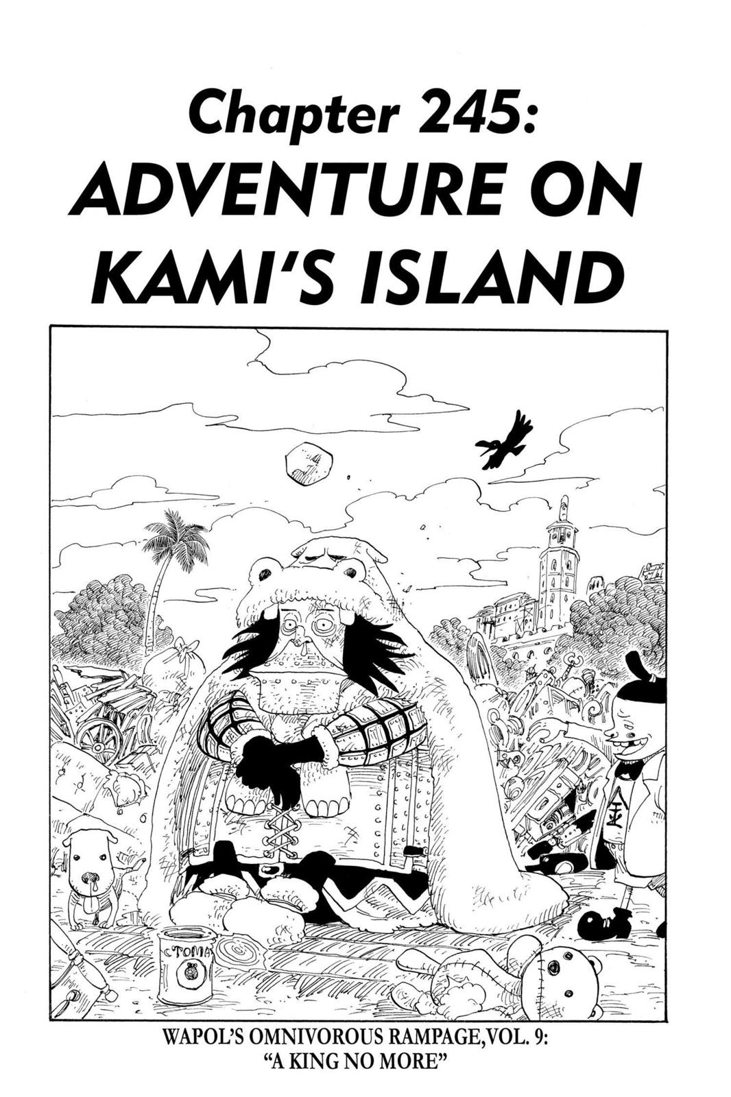 One Piece Manga Manga Chapter - 245 - image 1