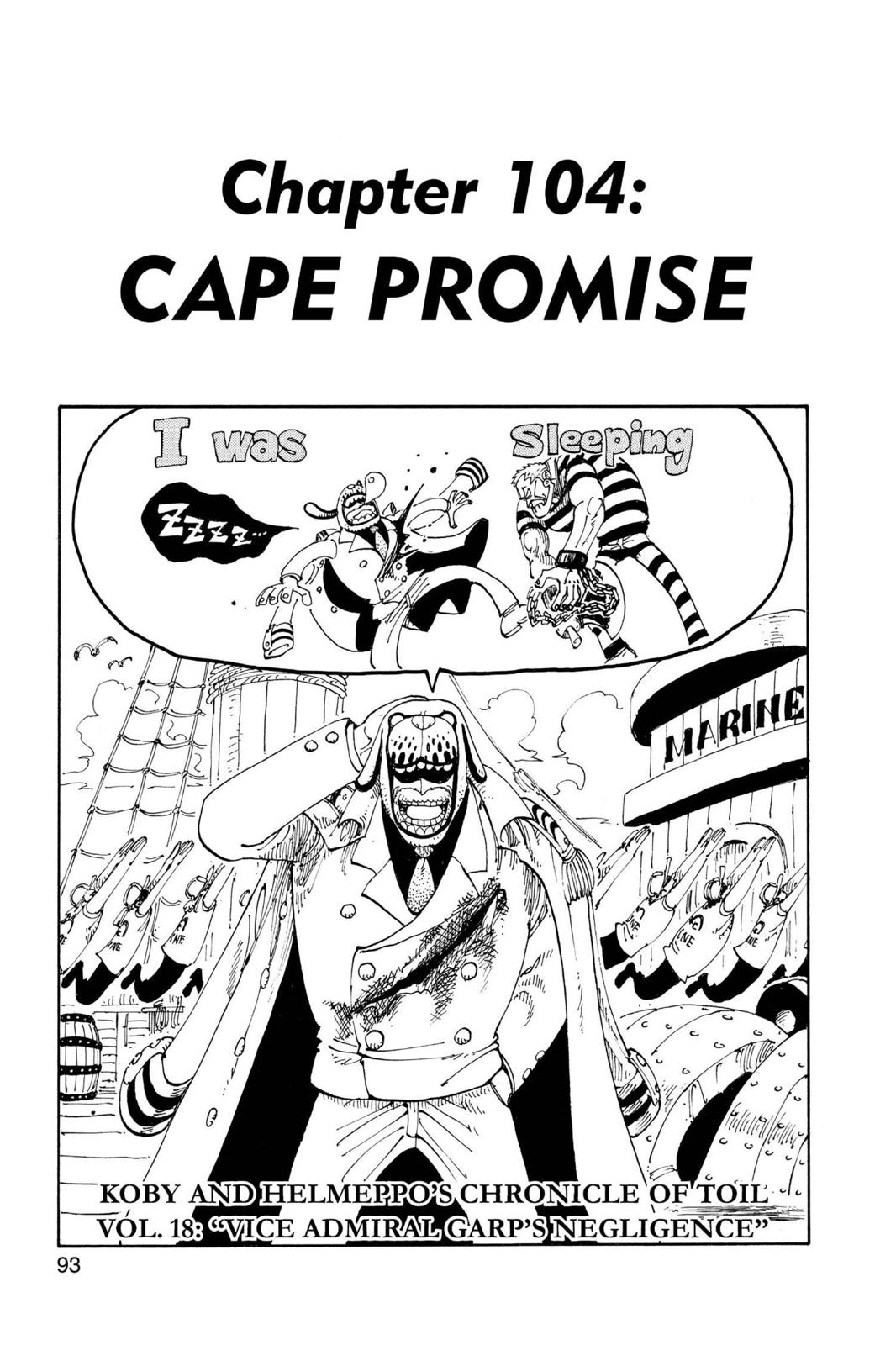 One Piece Manga Manga Chapter - 104 - image 1
