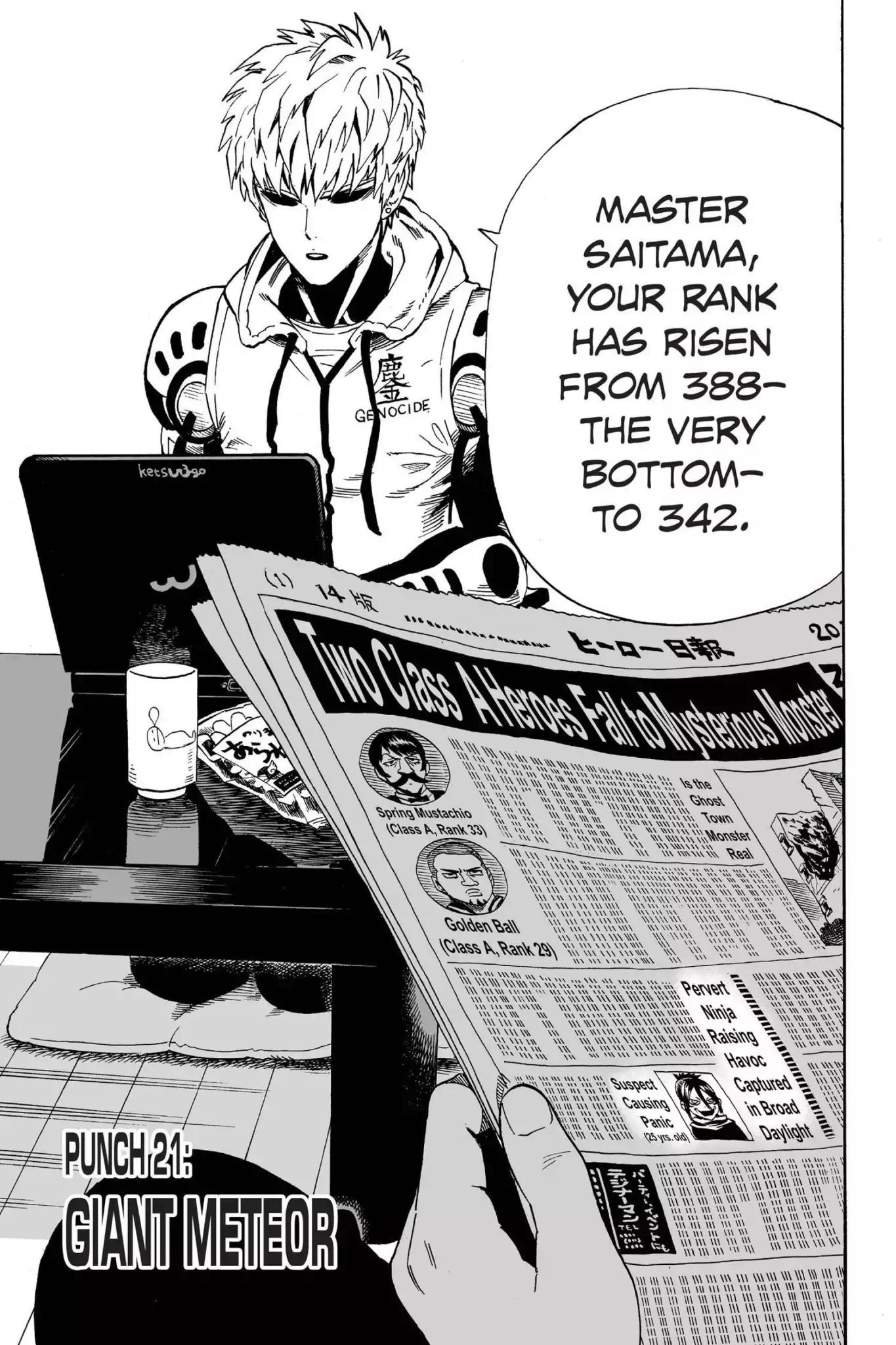 One Punch Man Manga Manga Chapter - 21 - image 7