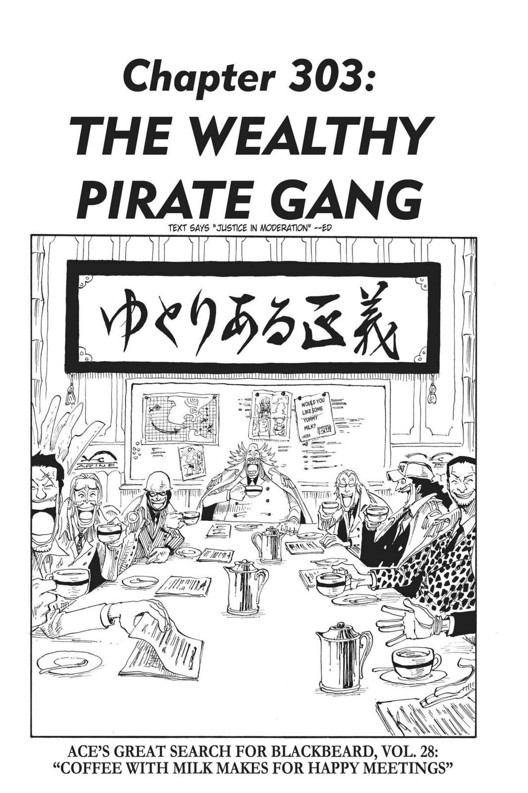 One Piece Manga Manga Chapter - 303 - image 1