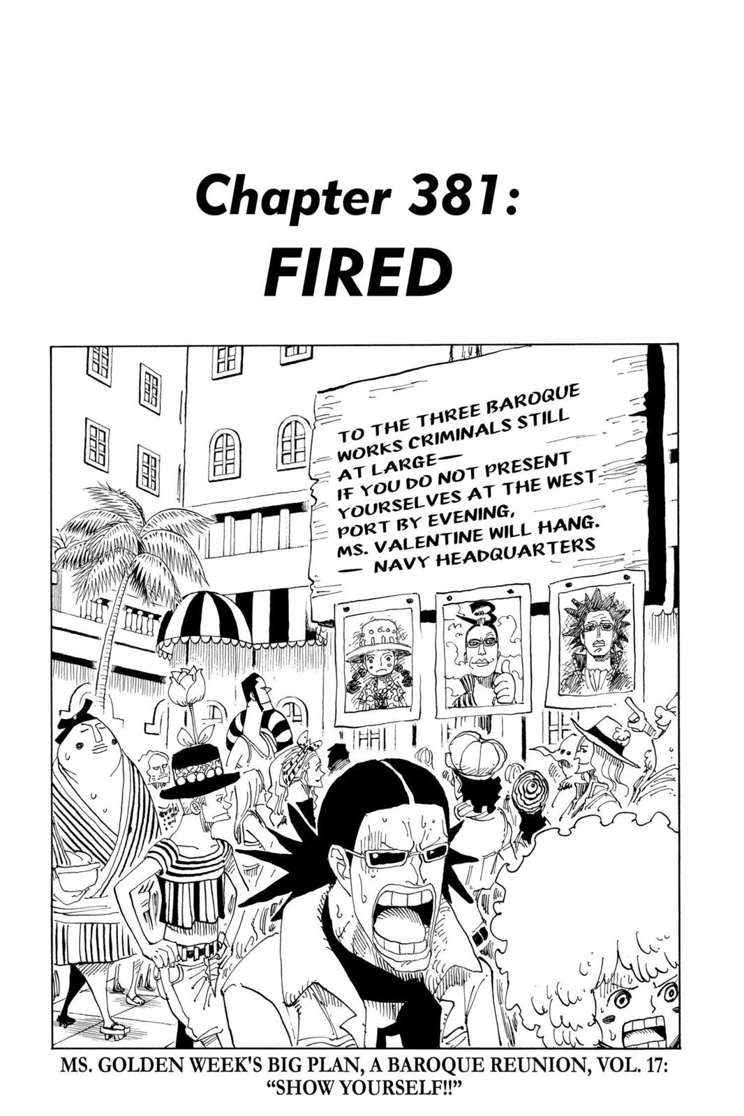 One Piece Manga Manga Chapter - 381 - image 1