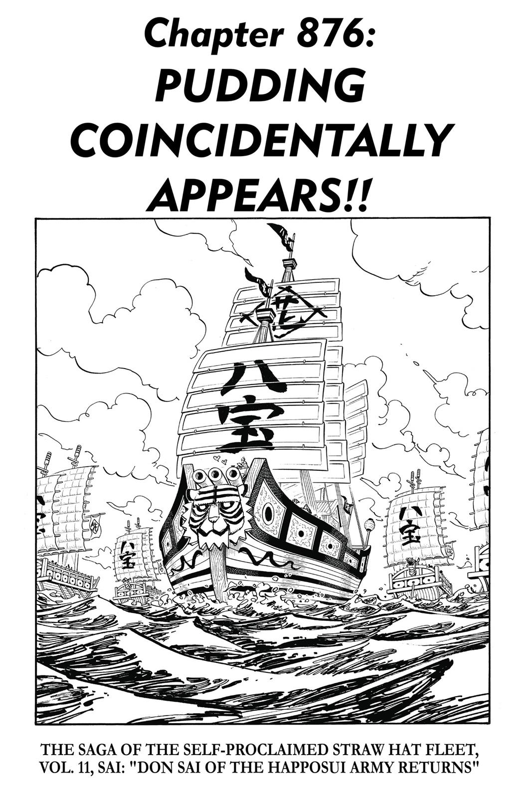 One Piece Manga Manga Chapter - 876 - image 1