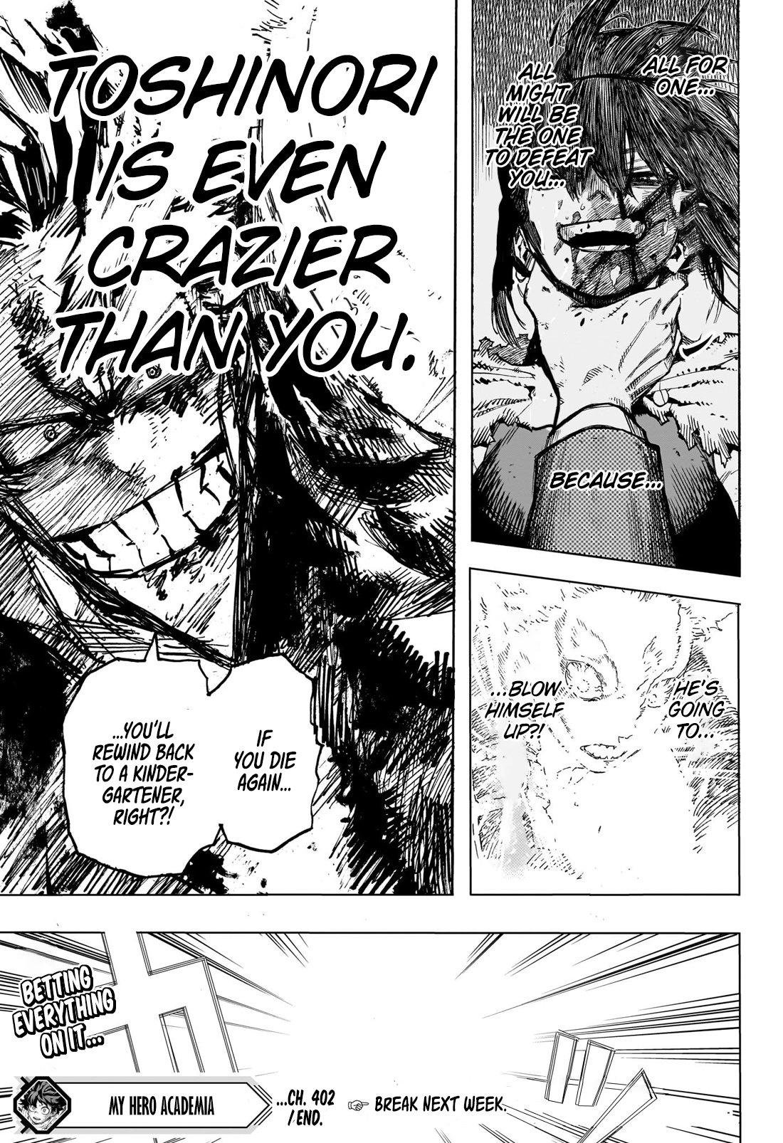 My Hero Academia Manga Manga Chapter - 402 - image 16