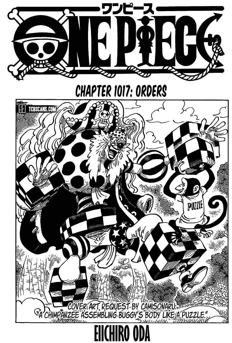 One Piece Manga Manga Chapter - 1017 - image 1