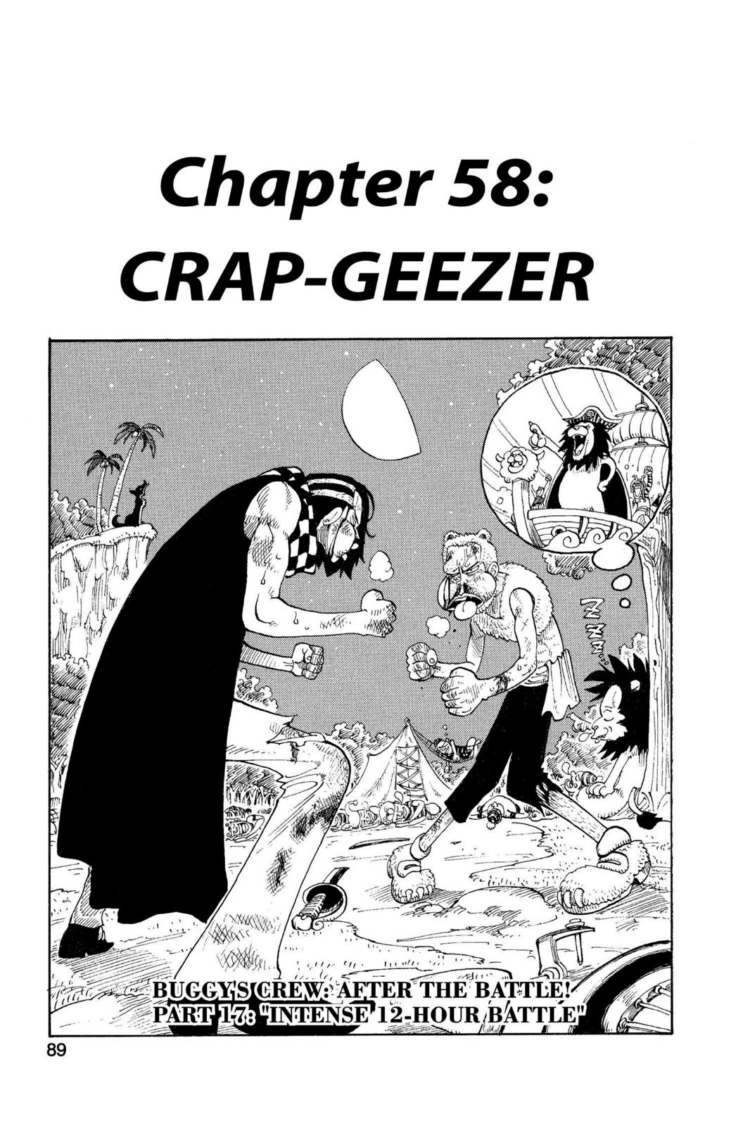 One Piece Manga Manga Chapter - 58 - image 1