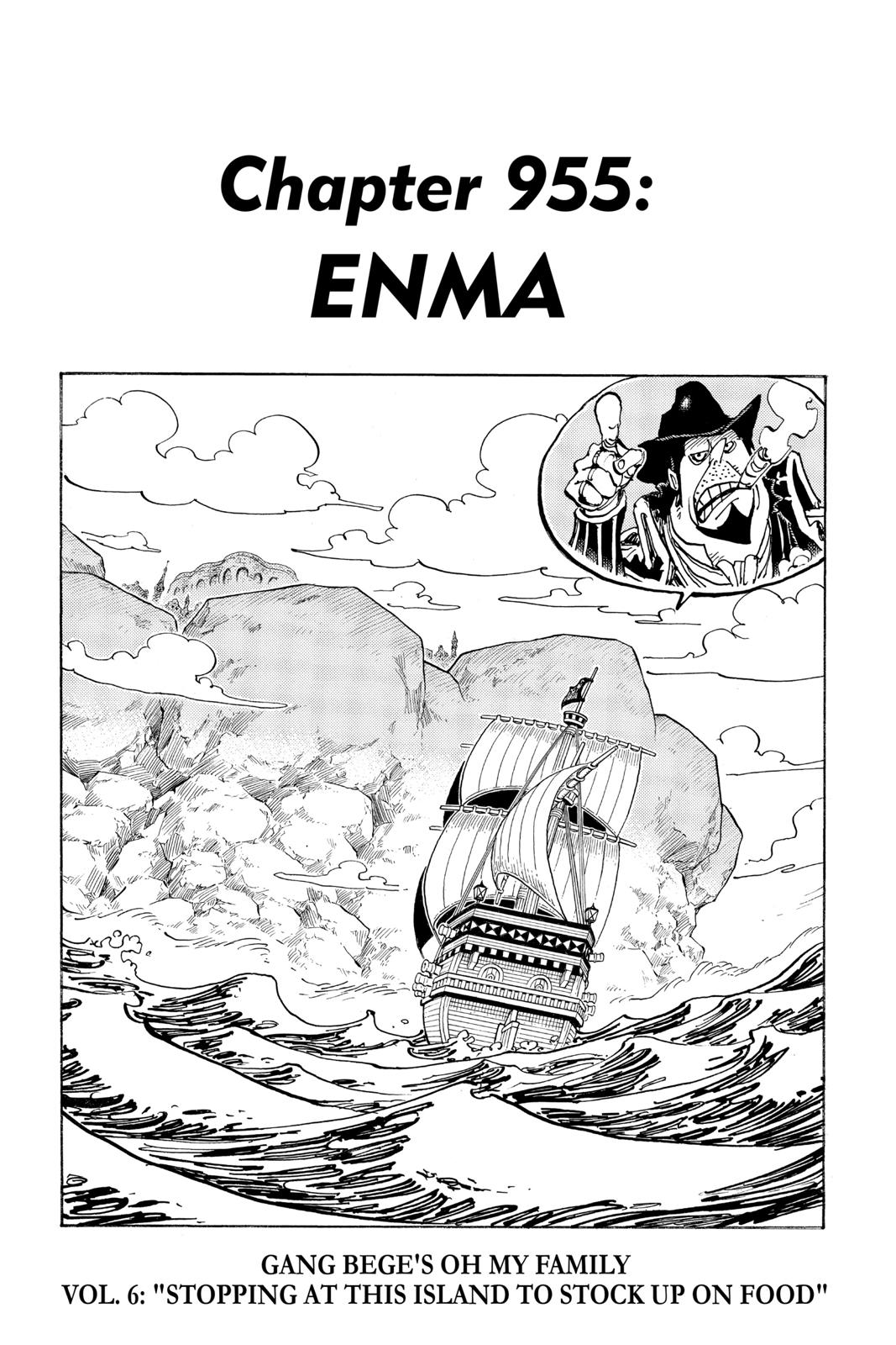 One Piece Manga Manga Chapter - 955 - image 1