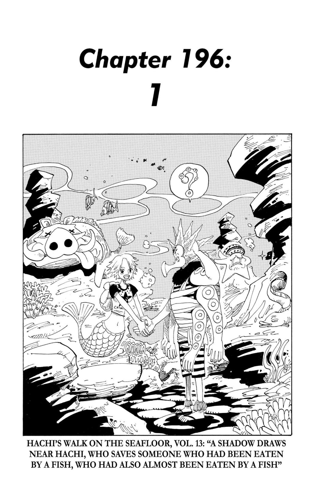 One Piece Manga Manga Chapter - 196 - image 8