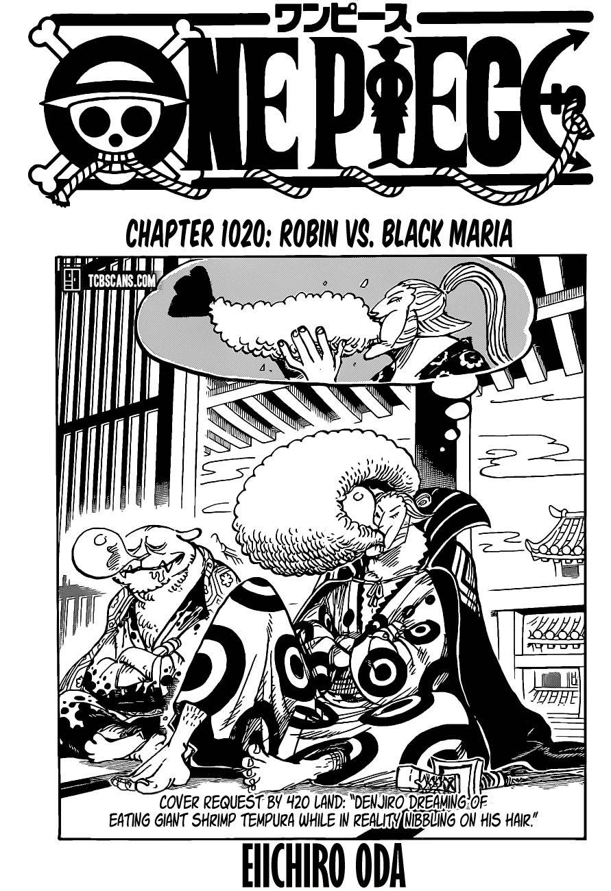 One Piece Manga Manga Chapter - 1020 - image 1