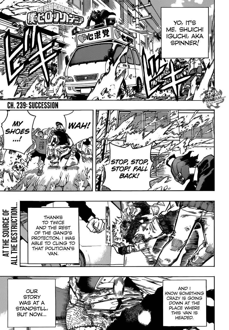 My Hero Academia Manga Manga Chapter - 239 - image 1