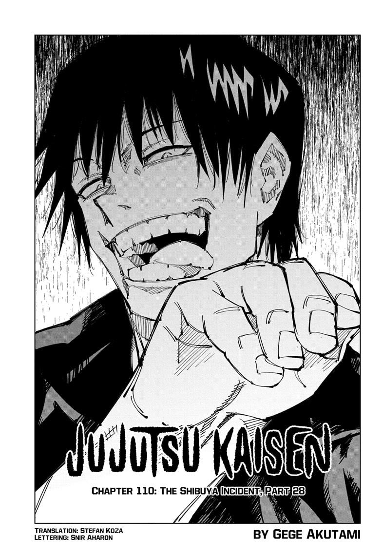 Jujutsu Kaisen Manga Chapter - 110 - image 1