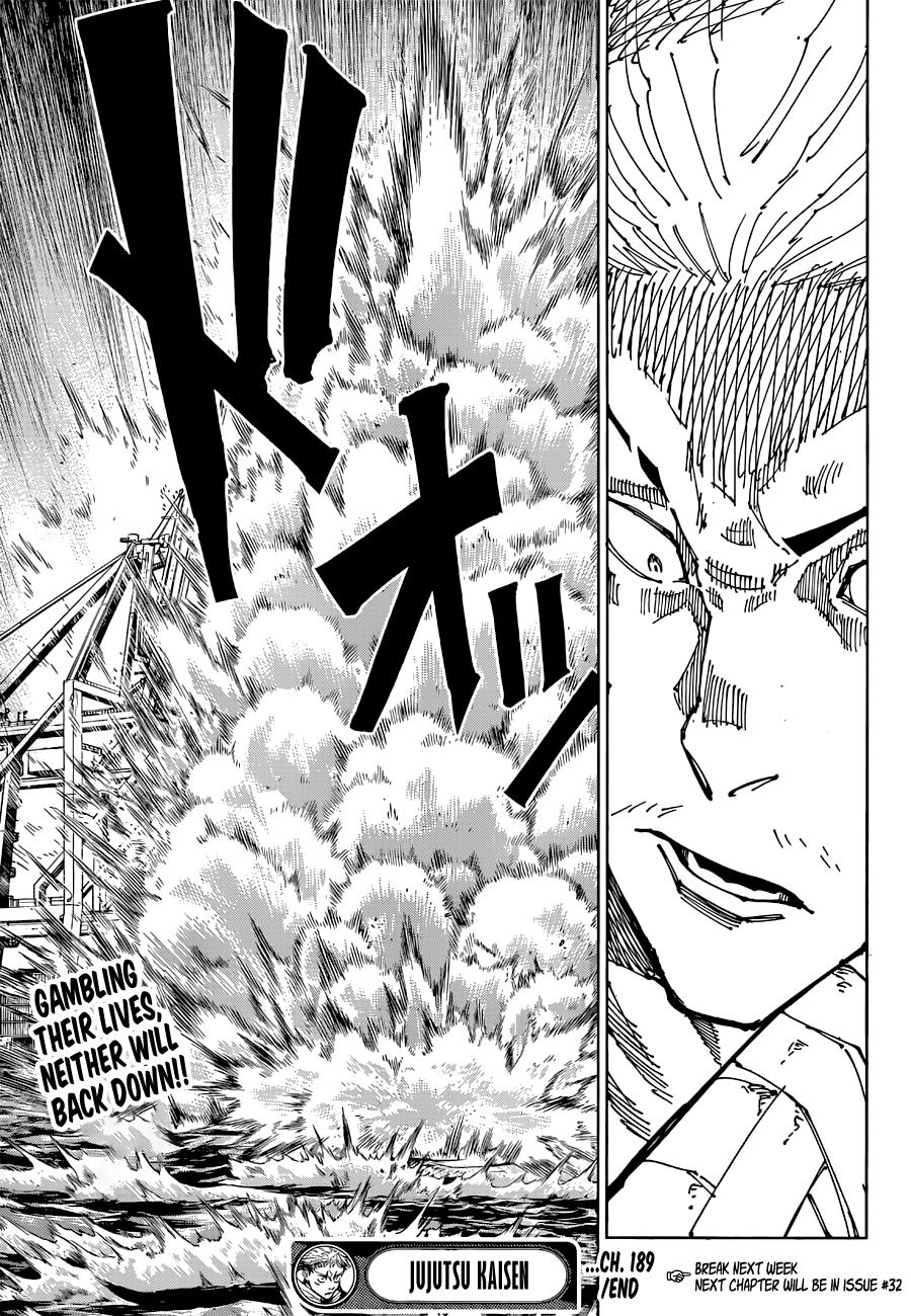 Jujutsu Kaisen Manga Chapter - 189 - image 18
