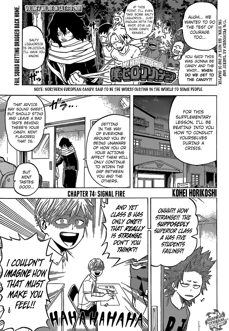 My Hero Academia Manga Manga Chapter - 74 - image 1