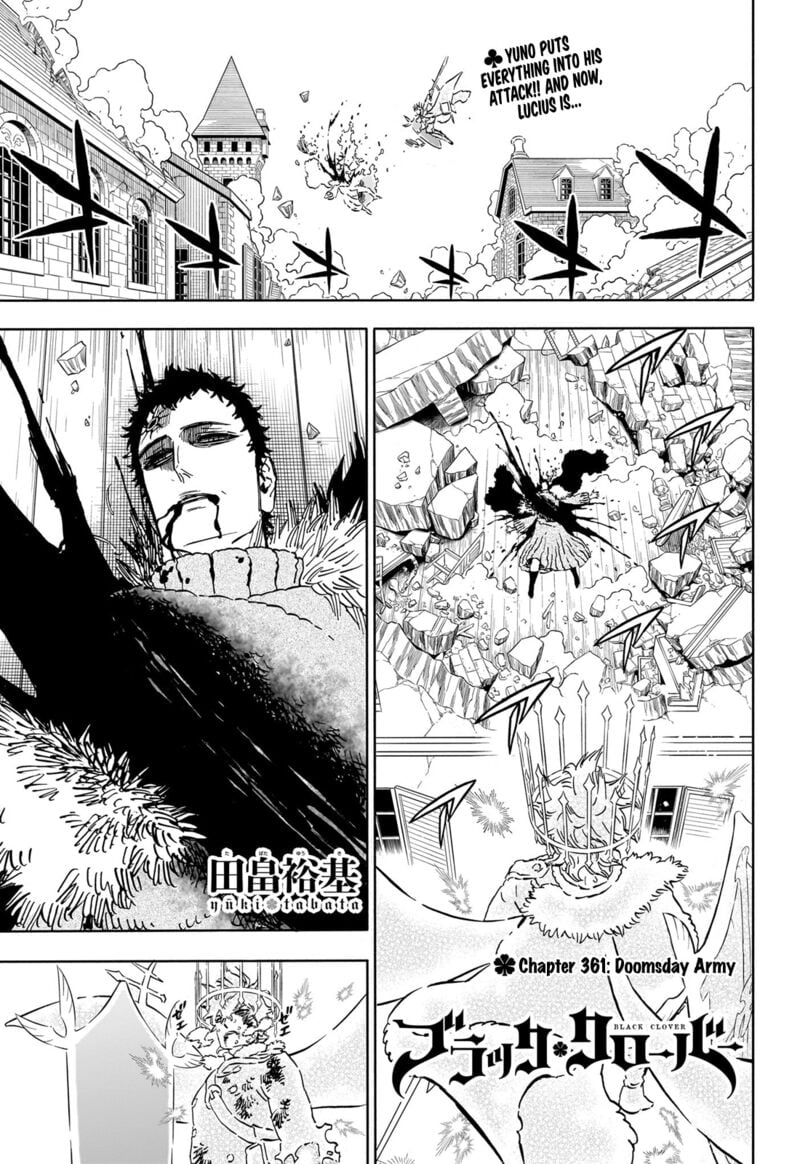 Black Clover Manga Manga Chapter - 361 - image 1