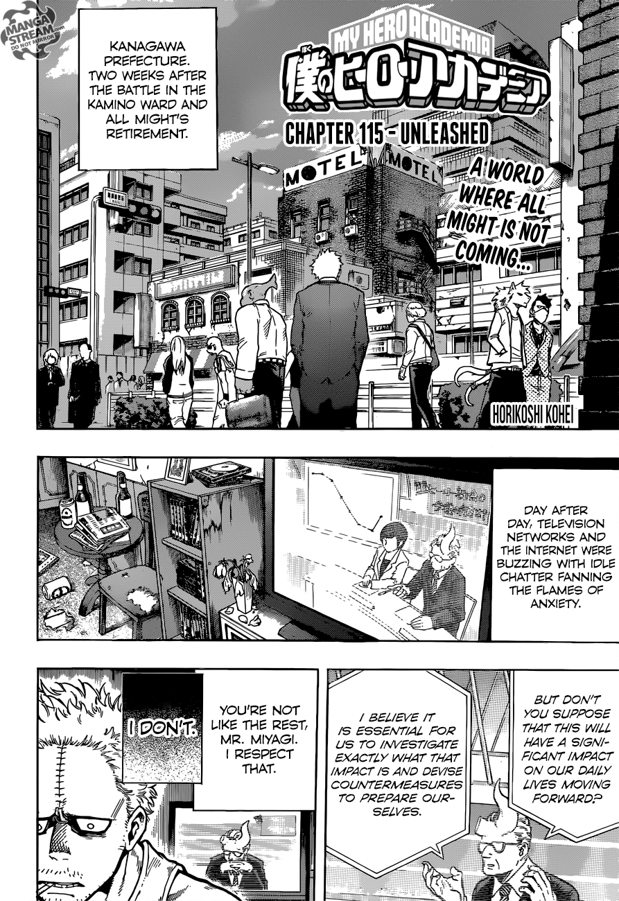 My Hero Academia Manga Manga Chapter - 115 - image 3