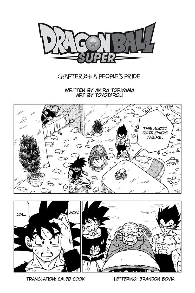 Dragon Ball Super Manga Manga Chapter - 84 - image 1