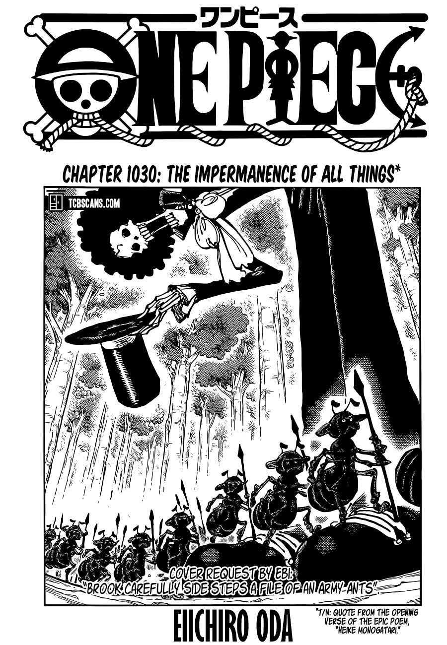 One Piece Manga Manga Chapter - 1030 - image 1