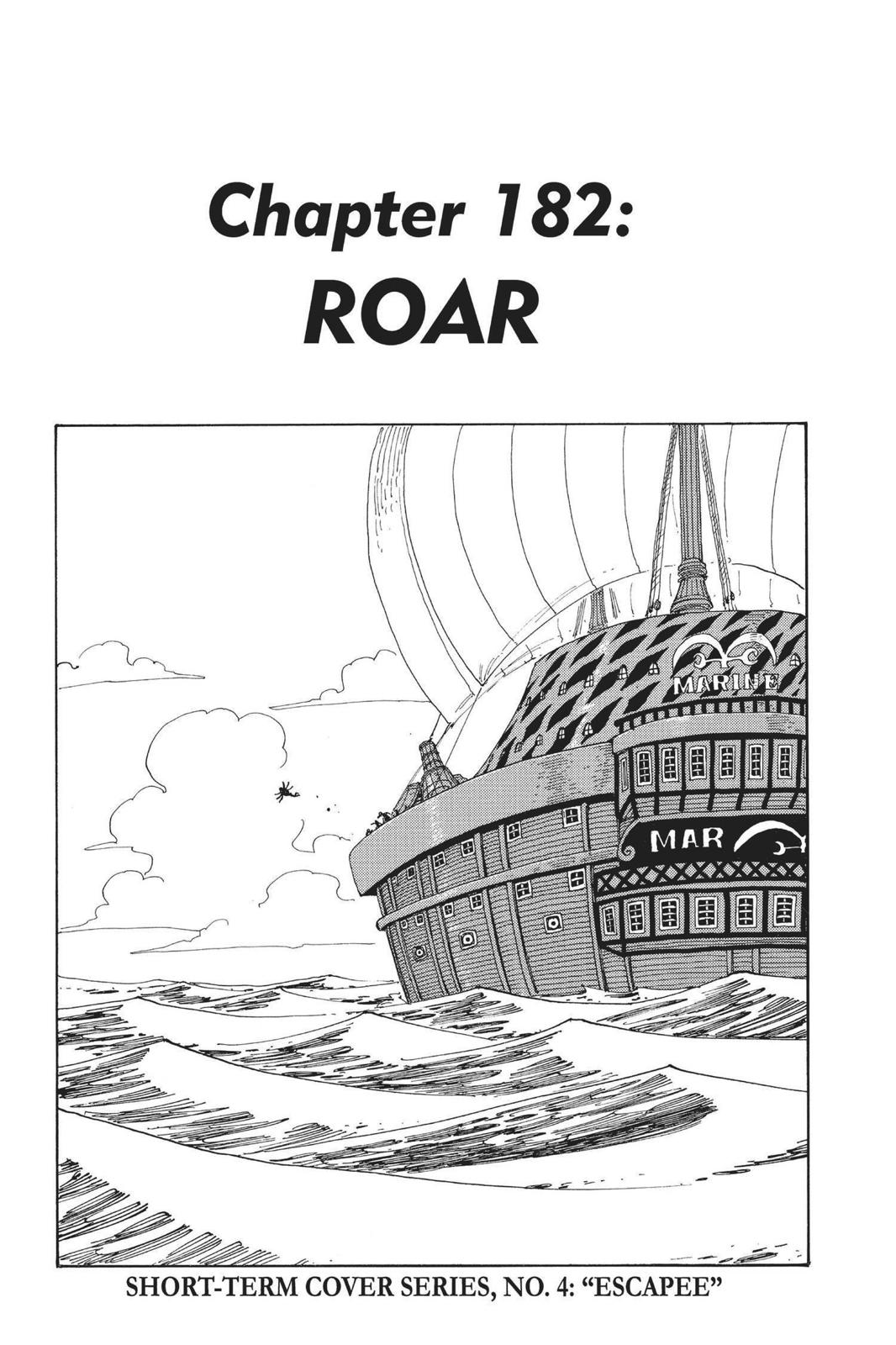 One Piece Manga Manga Chapter - 182 - image 1