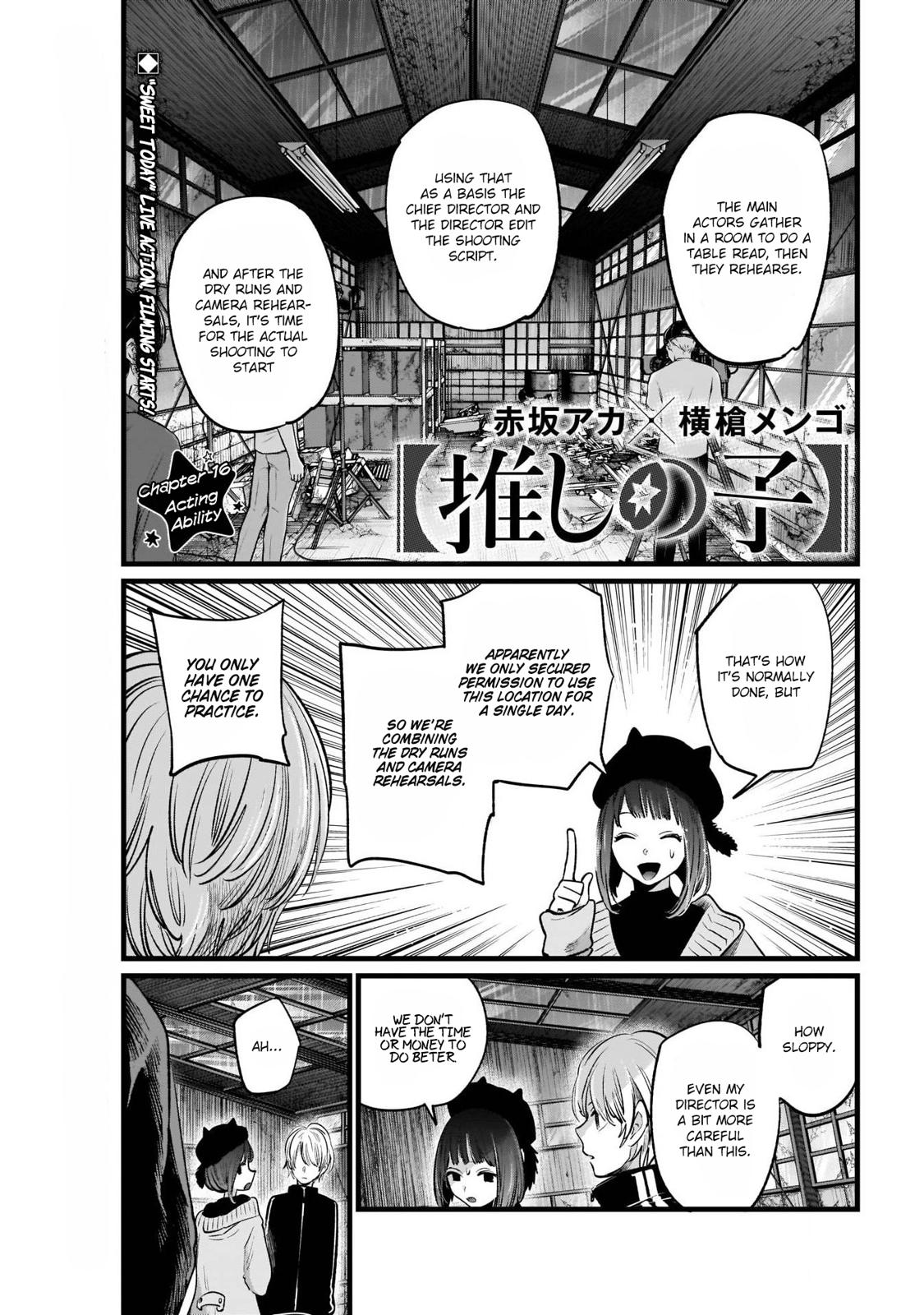 Oshi No Ko Manga Manga Chapter - 16 - image 2
