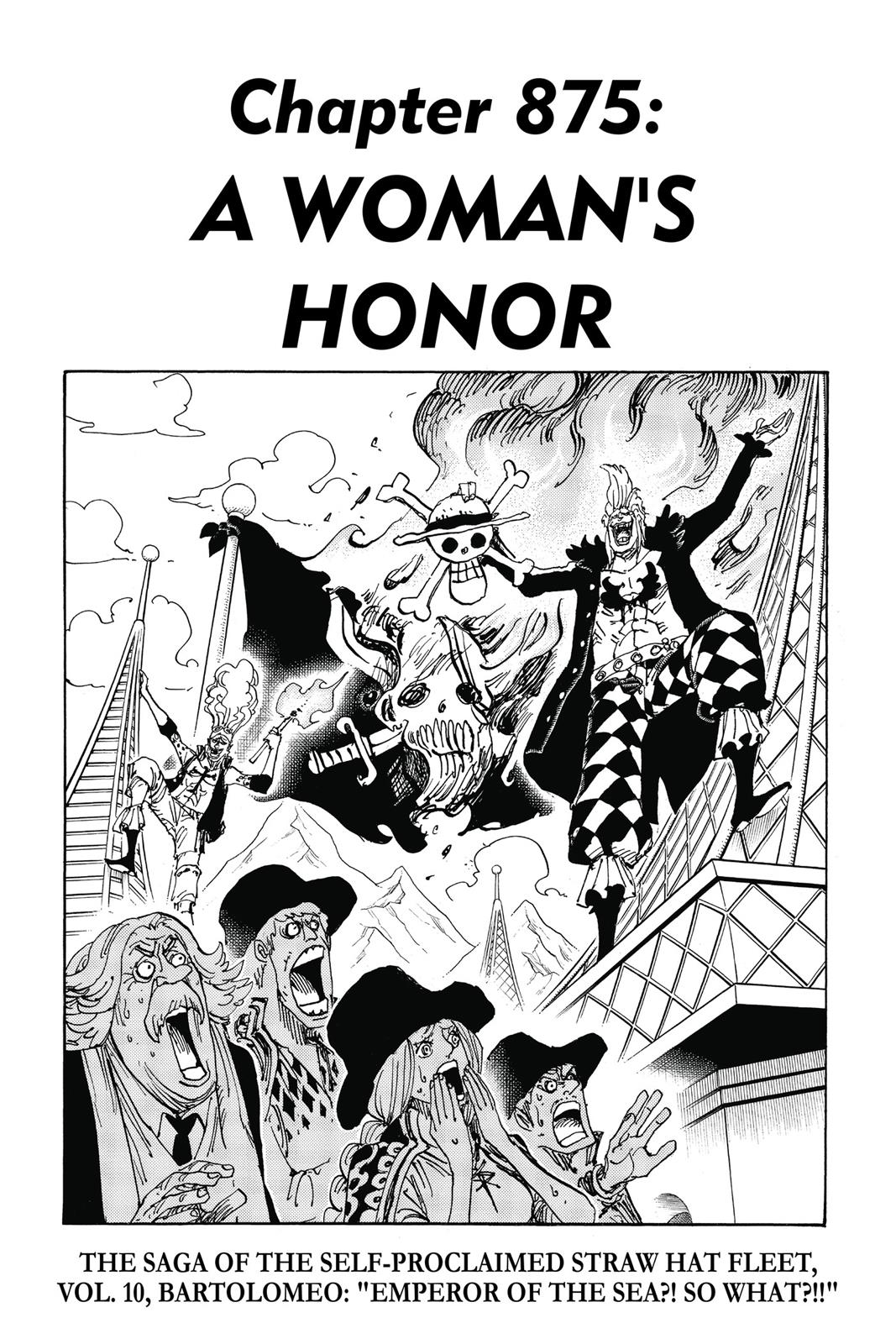 One Piece Manga Manga Chapter - 875 - image 1
