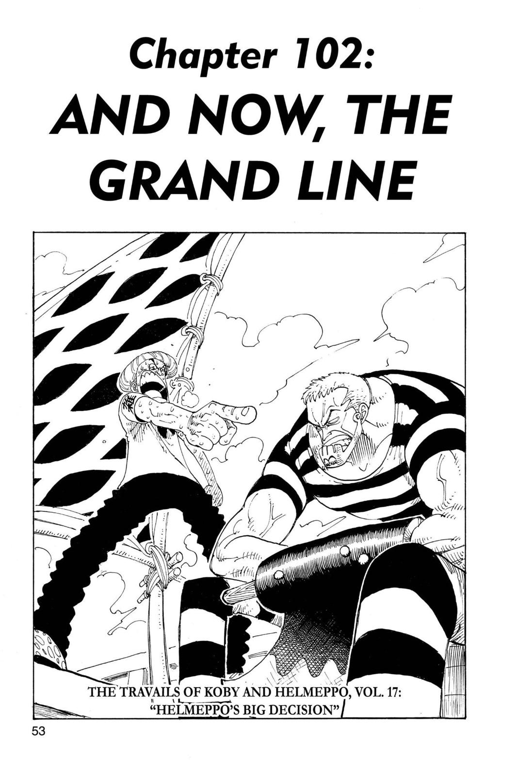One Piece Manga Manga Chapter - 102 - image 1