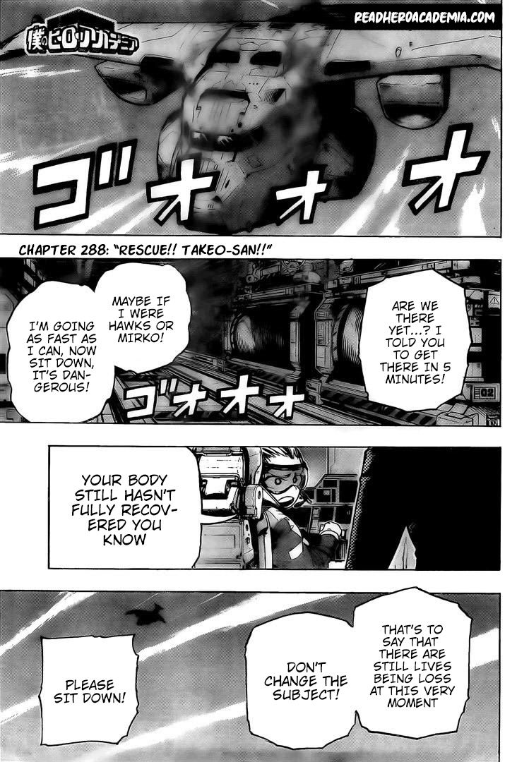 My Hero Academia Manga Manga Chapter - 288 - image 2