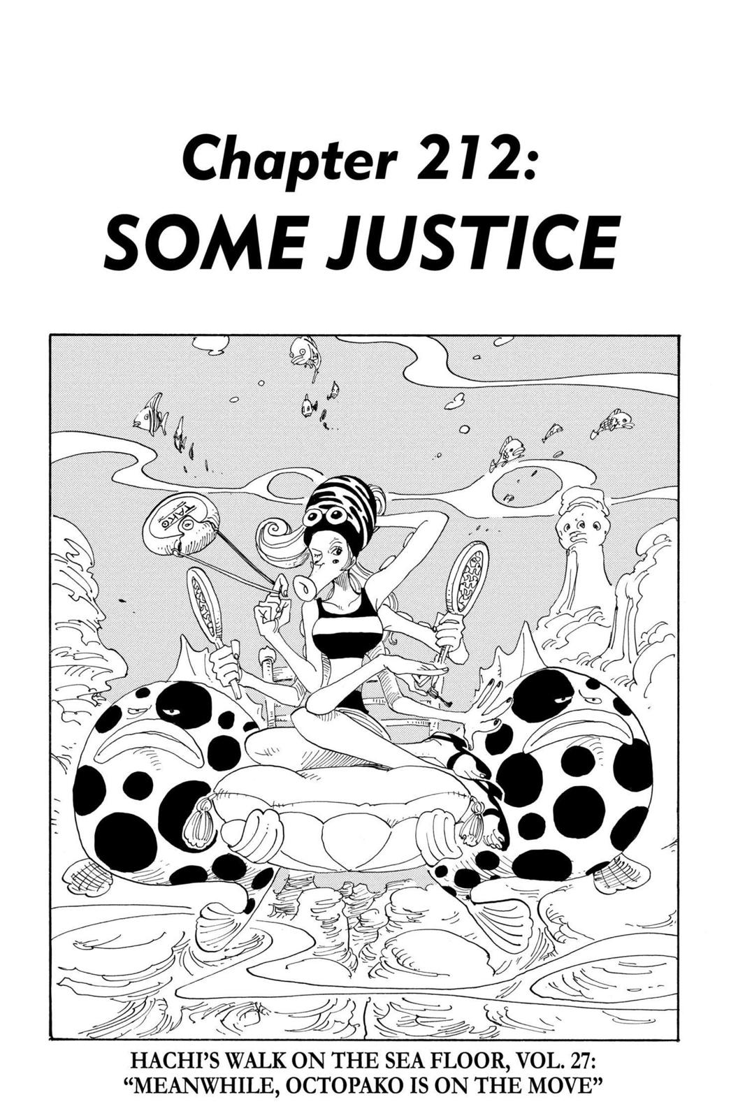 One Piece Manga Manga Chapter - 212 - image 1