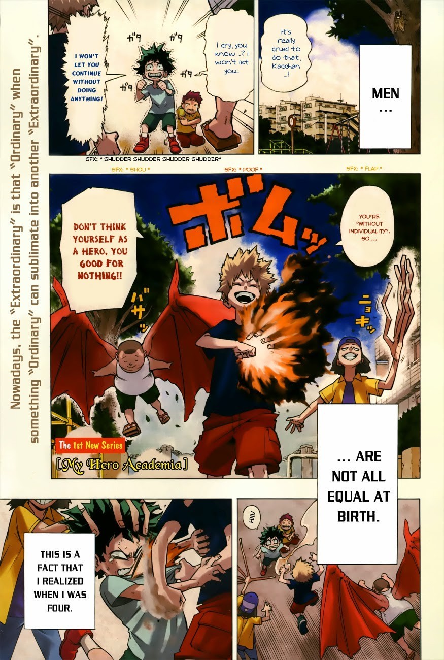 My Hero Academia Manga Manga Chapter - 1 - image 3
