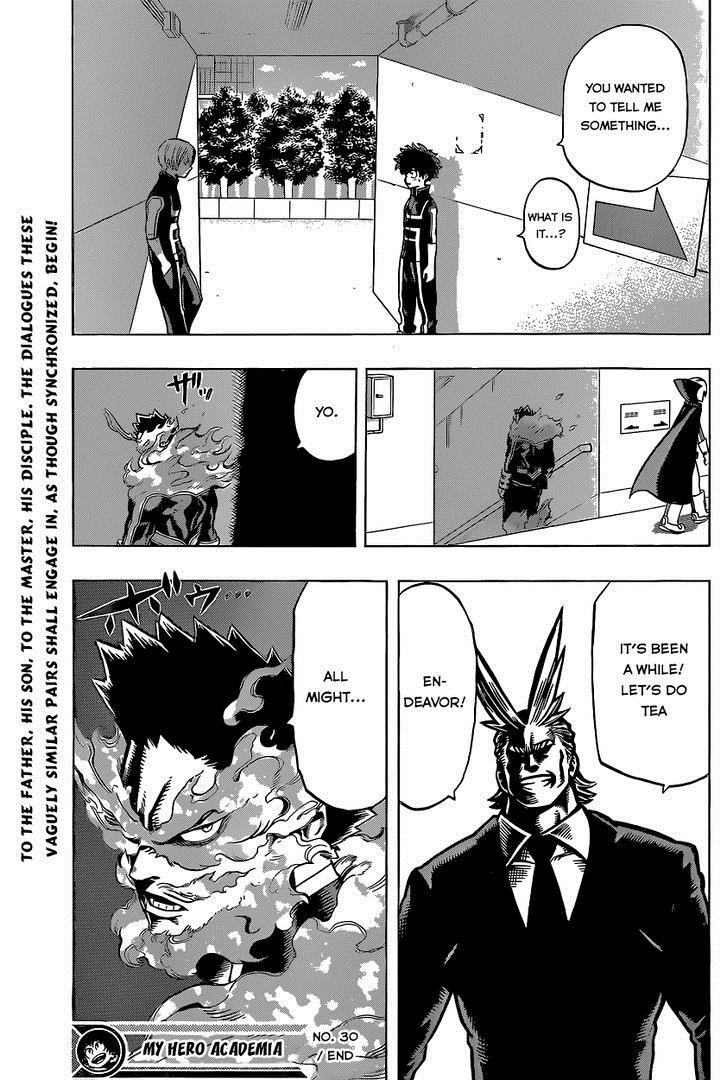 My Hero Academia Manga Manga Chapter - 30 - image 23
