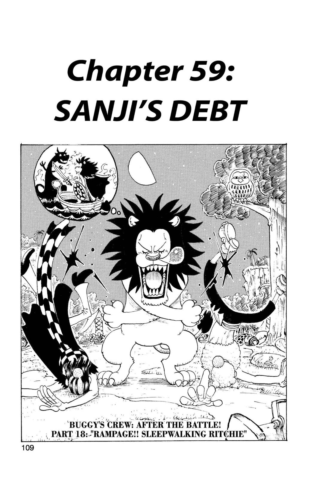 One Piece Manga Manga Chapter - 59 - image 1