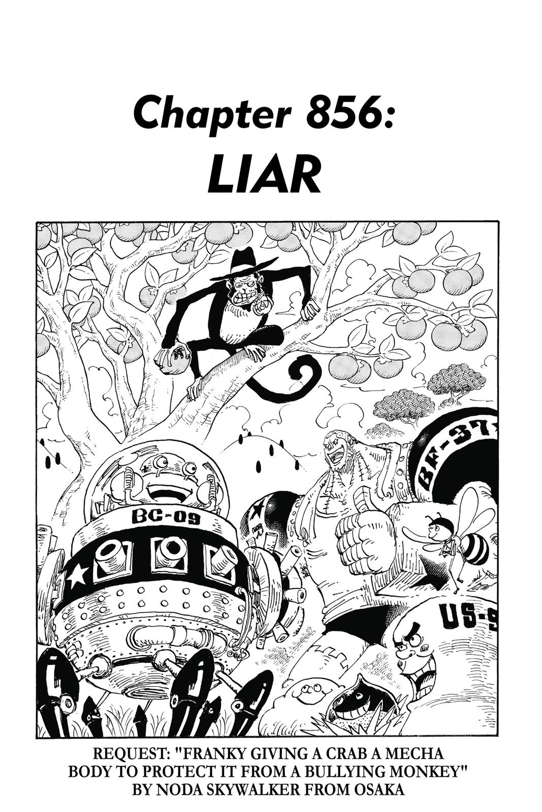 One Piece Manga Manga Chapter - 856 - image 1