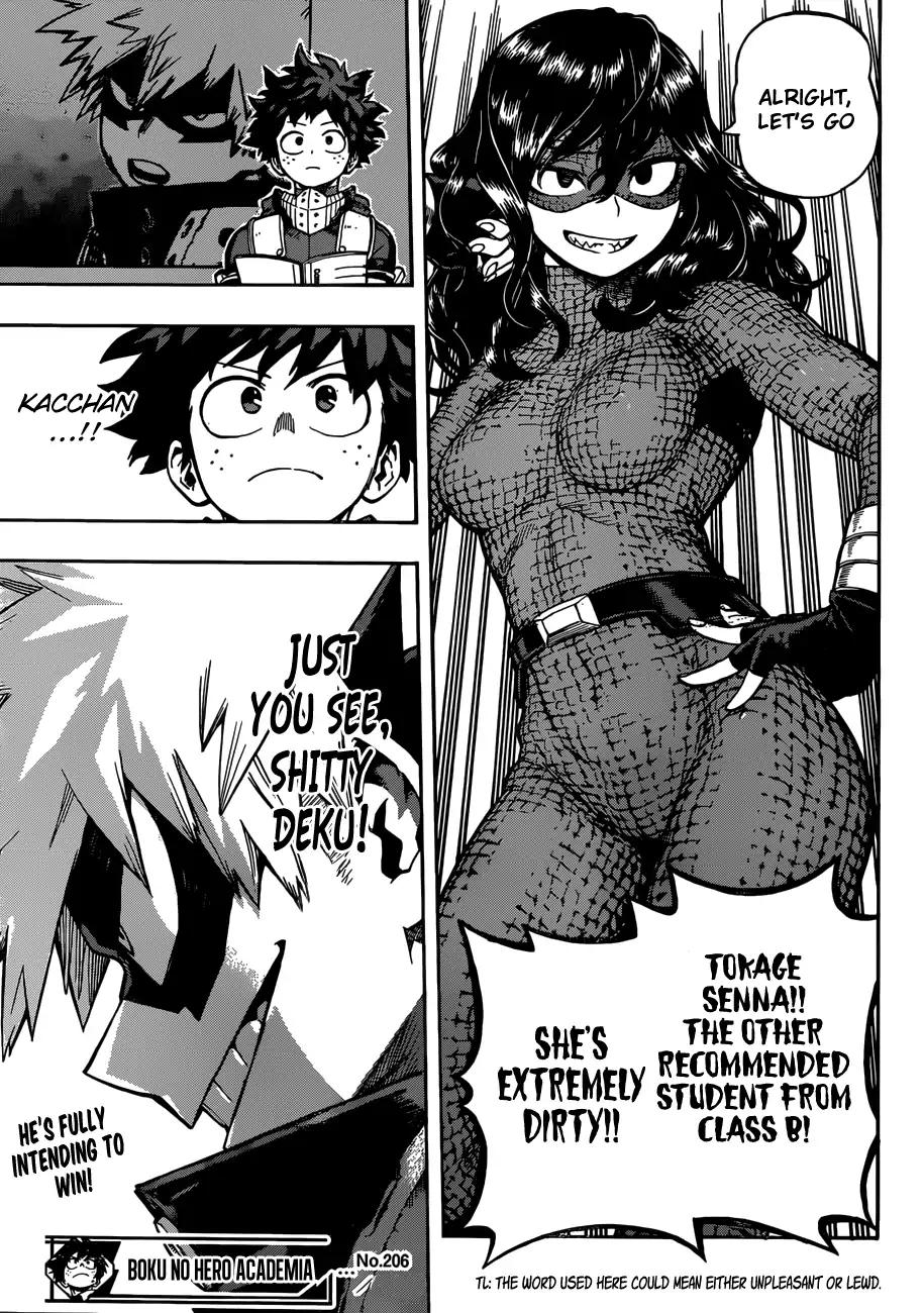 My Hero Academia Manga Manga Chapter - 206 - image 16