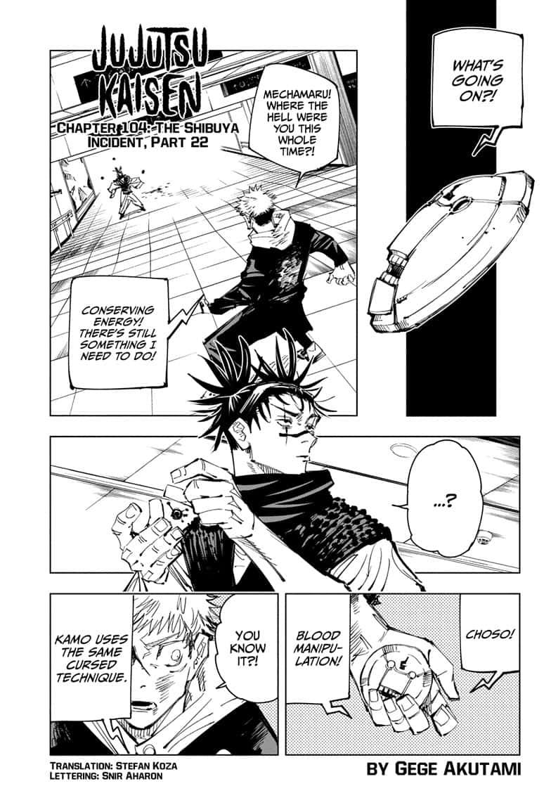 Jujutsu Kaisen Manga Chapter - 104 - image 1