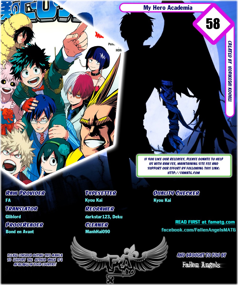 My Hero Academia Manga Manga Chapter - 58 - image 1
