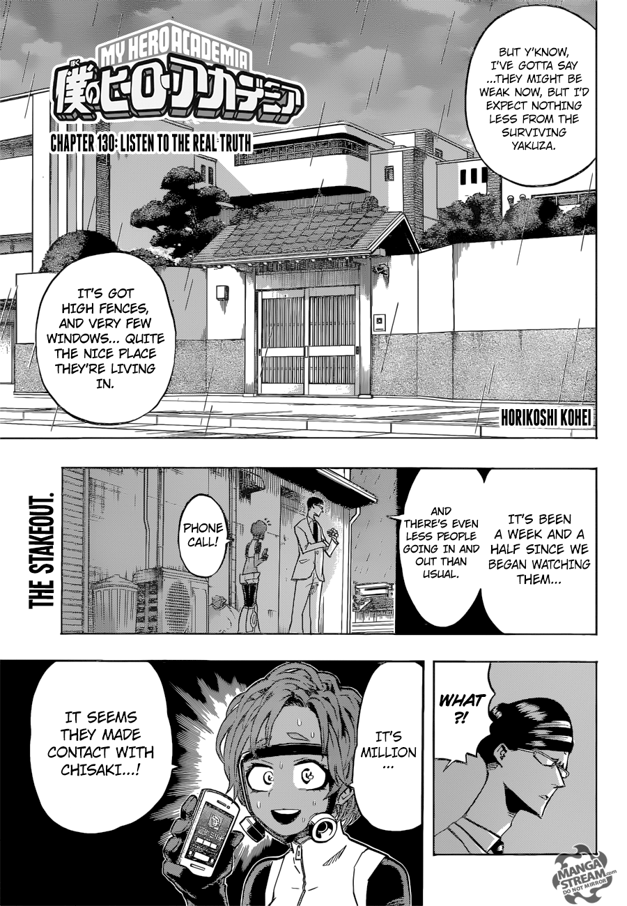 My Hero Academia Manga Manga Chapter - 130 - image 1