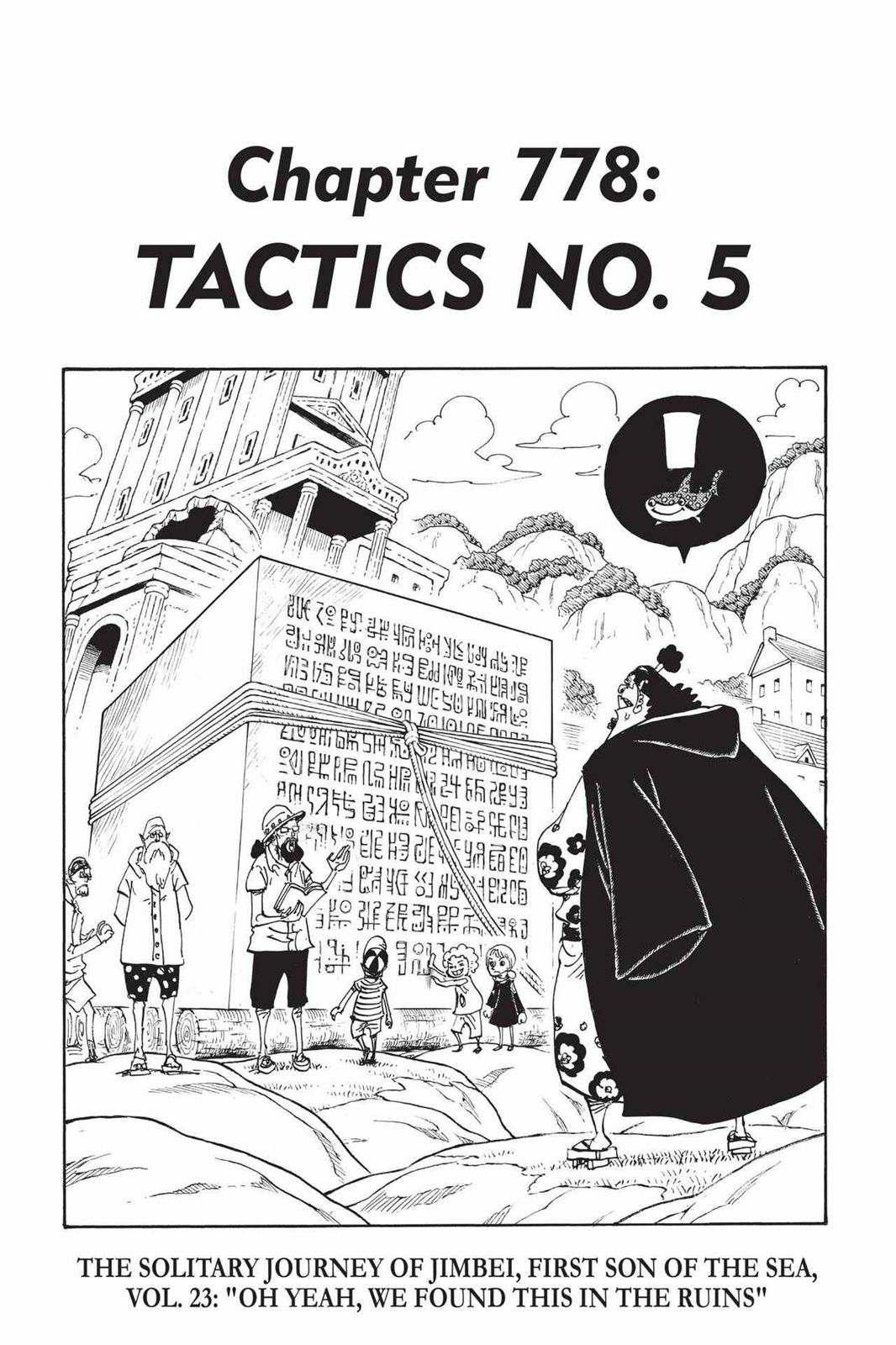 One Piece Manga Manga Chapter - 778 - image 1