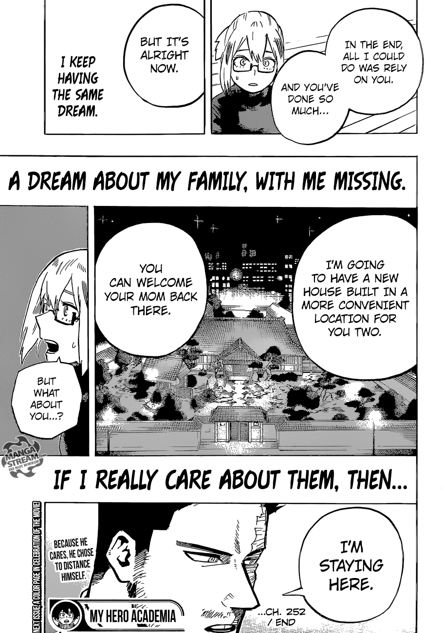 My Hero Academia Manga Manga Chapter - 252 - image 14