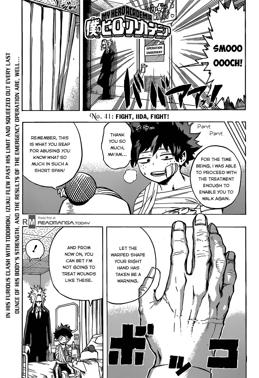 My Hero Academia Manga Manga Chapter - 41 - image 1