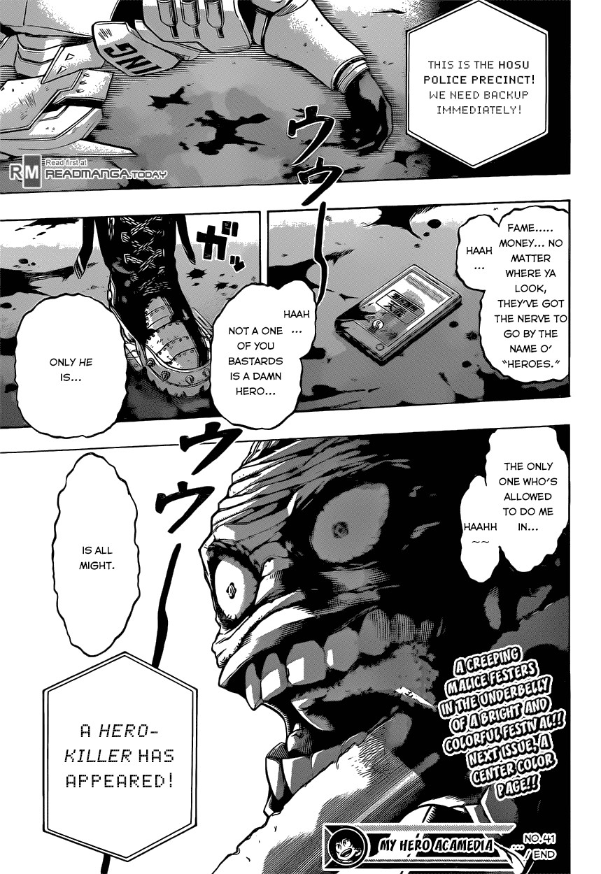My Hero Academia Manga Manga Chapter - 41 - image 18