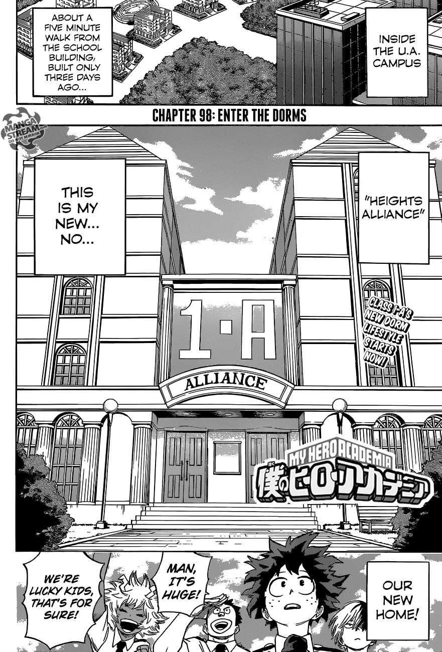 My Hero Academia Manga Manga Chapter - 98 - image 3