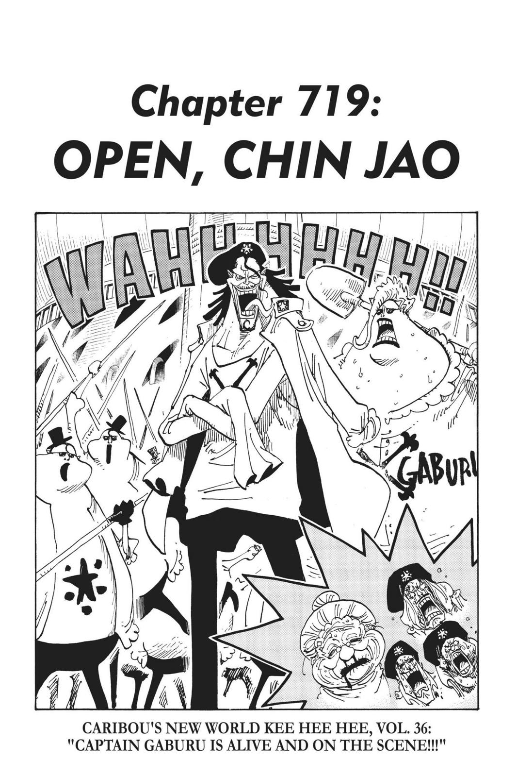 One Piece Manga Manga Chapter - 719 - image 1