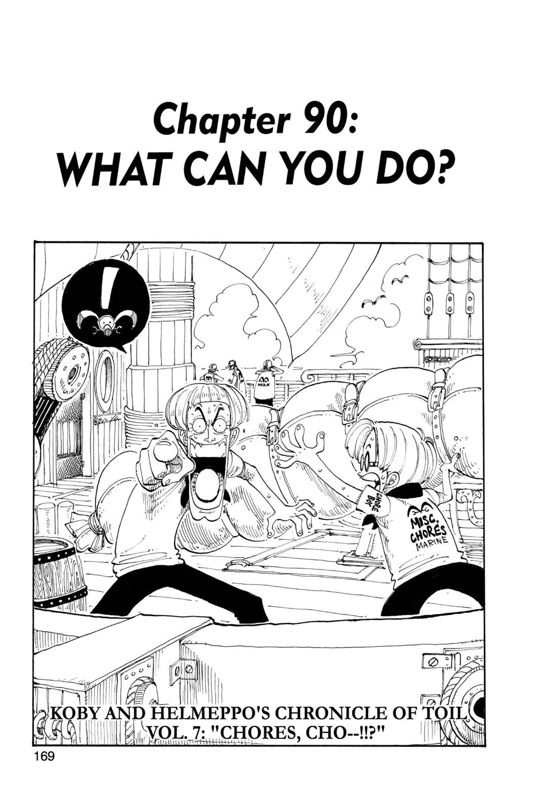 One Piece Manga Manga Chapter - 90 - image 1