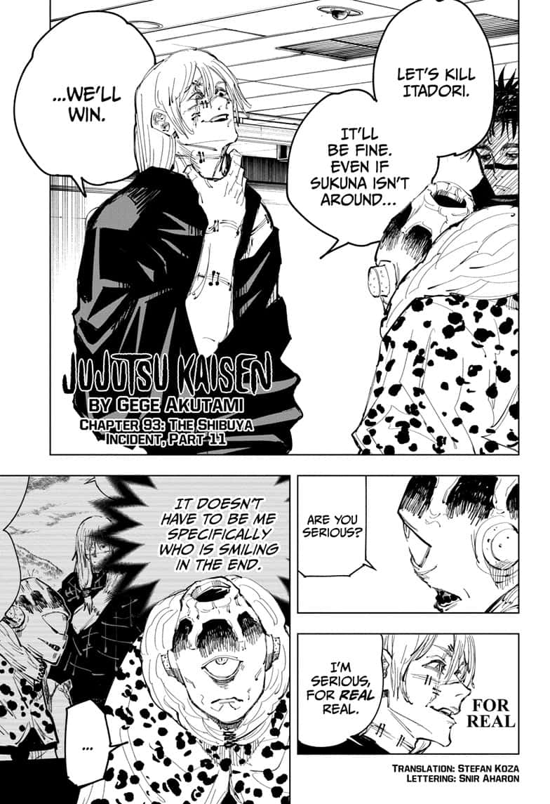 Jujutsu Kaisen Manga Chapter - 93 - image 1