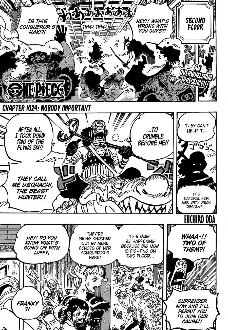 One Piece Manga Manga Chapter - 1024 - image 4