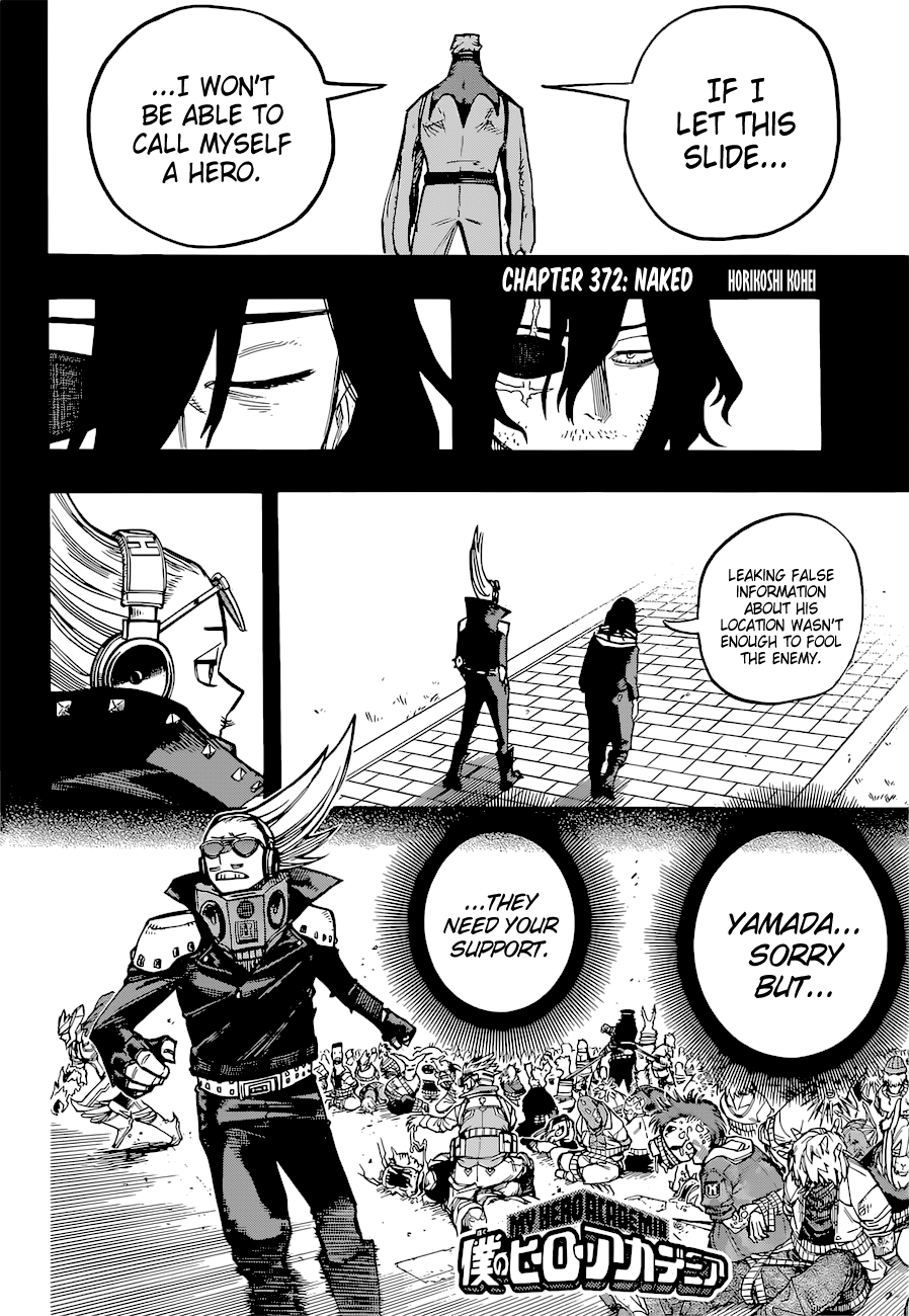 My Hero Academia Manga Manga Chapter - 372 - image 3