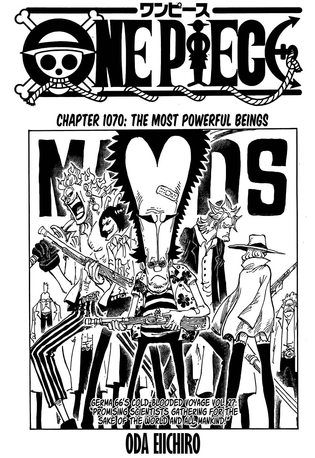 One Piece Manga Manga Chapter - 1070 - image 3