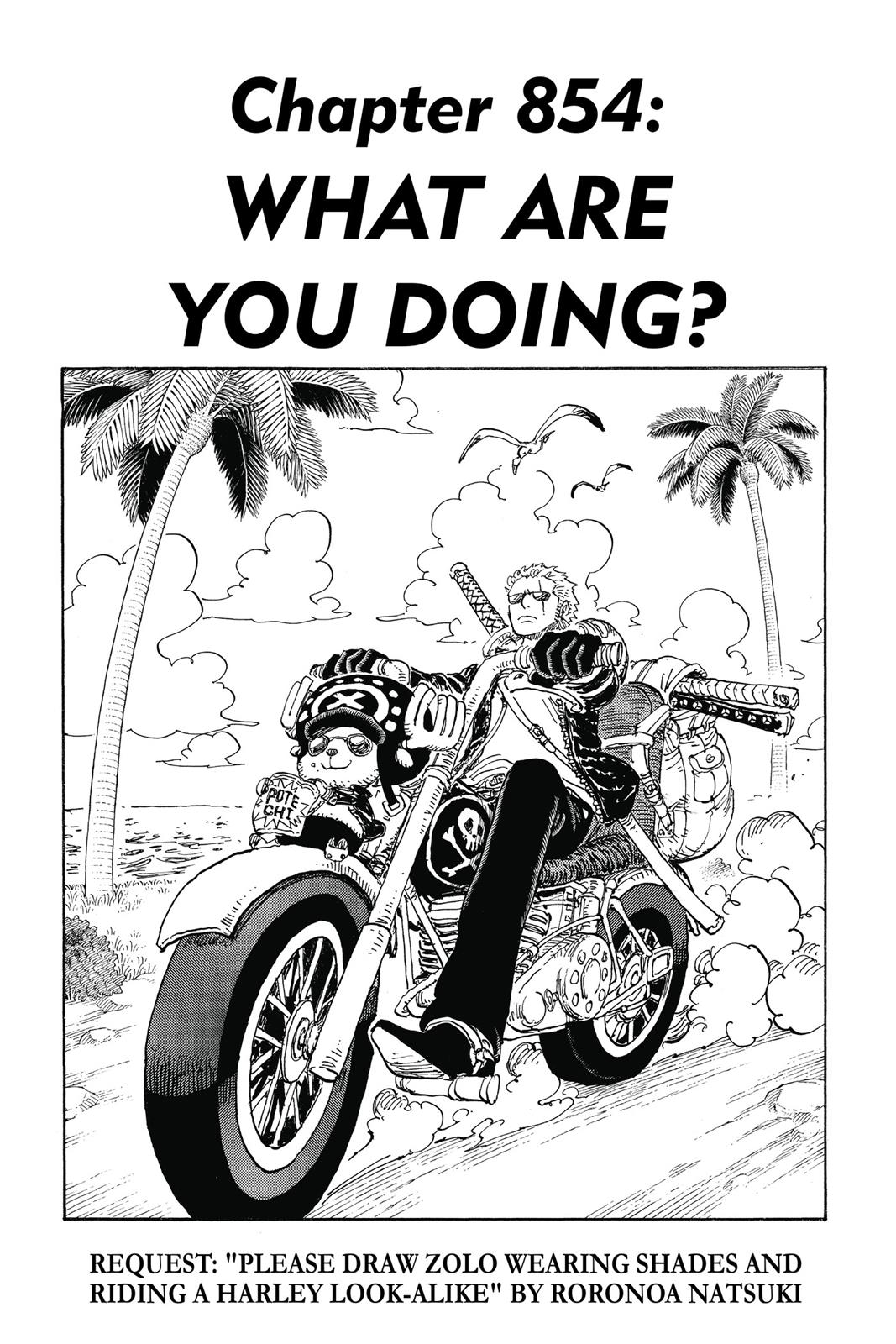 One Piece Manga Manga Chapter - 854 - image 1