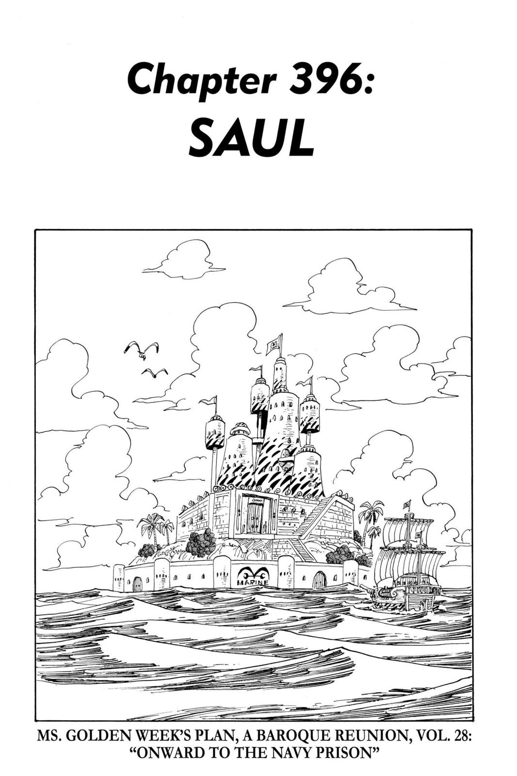 One Piece Manga Manga Chapter - 396 - image 1