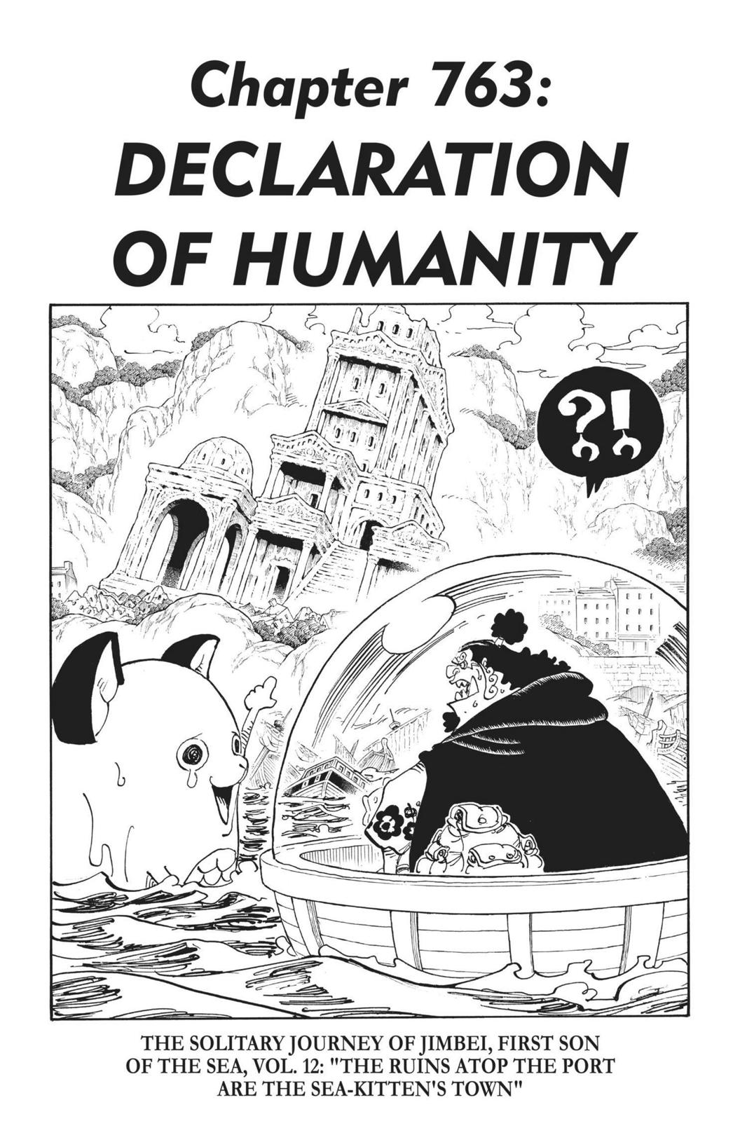 One Piece Manga Manga Chapter - 763 - image 1