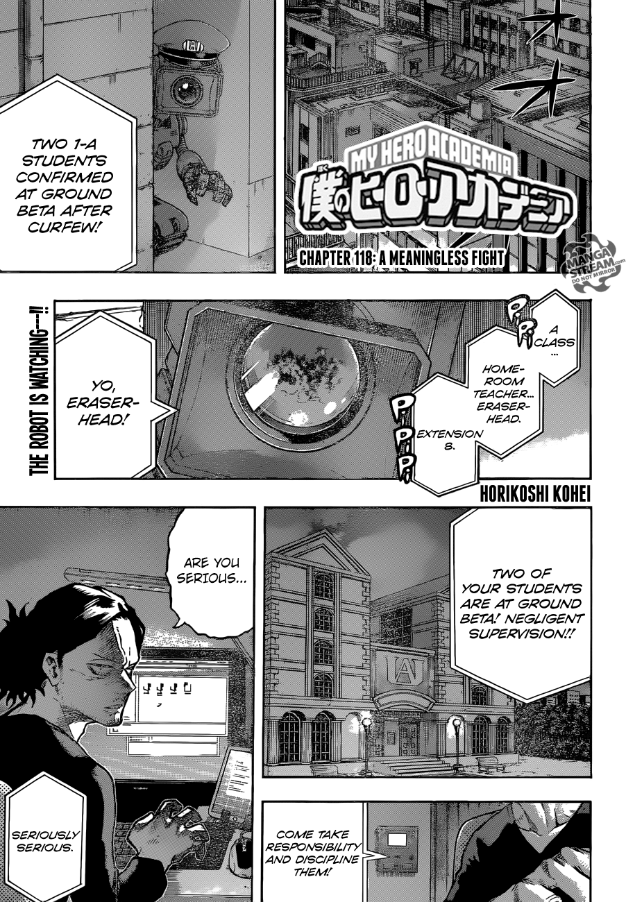 My Hero Academia Manga Manga Chapter - 118 - image 1