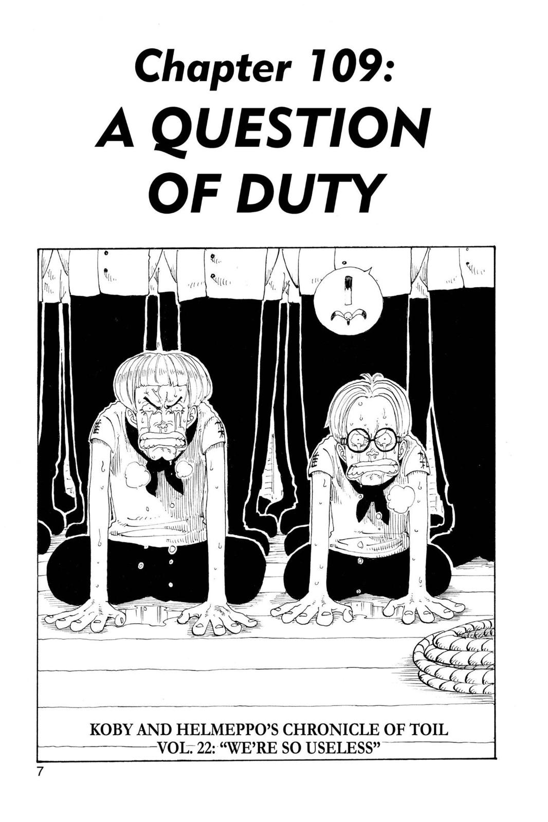 One Piece Manga Manga Chapter - 109 - image 8